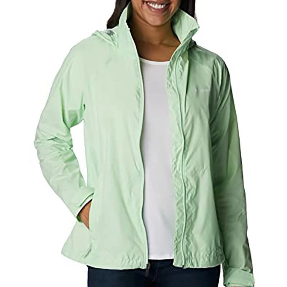 Columbia Frosted Green Switchback 111 Rain Jacket